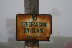 York Maine in the Fog - Sept 2008