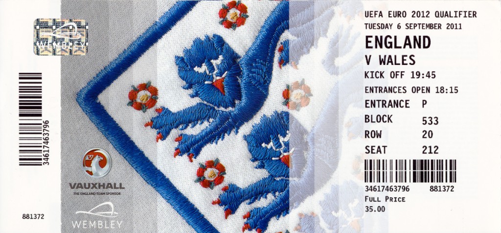 Ticket-EngVsWales-Wembley